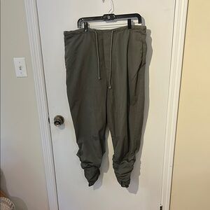 Free People Green Relaxed Trousers